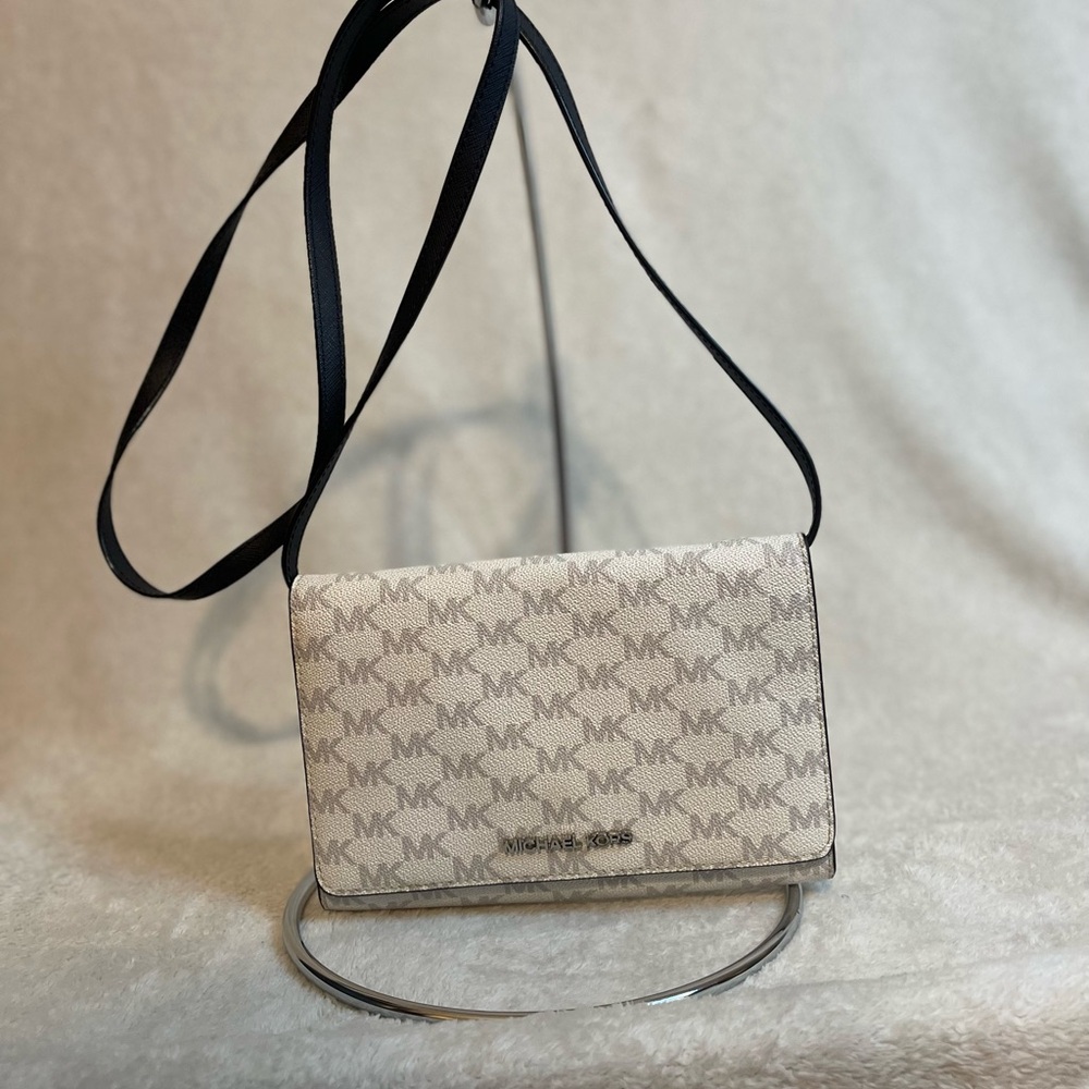 Michael Kors Crossbody Bag with Monogram Print